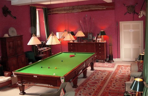 The billiard room